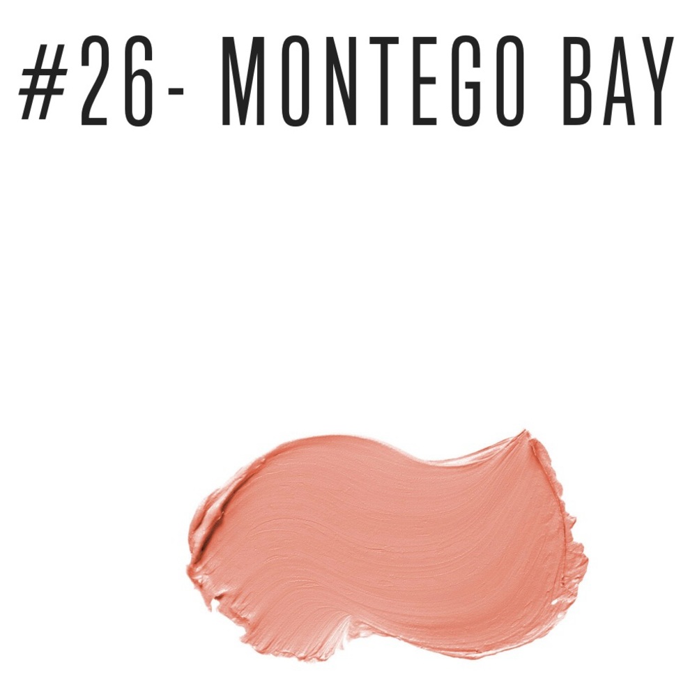 MONTEGO BAY #26 LIPSTICK SHIMMER FAN FAVORITE FROM PROFESSIONAL MUA COUNTER!!!